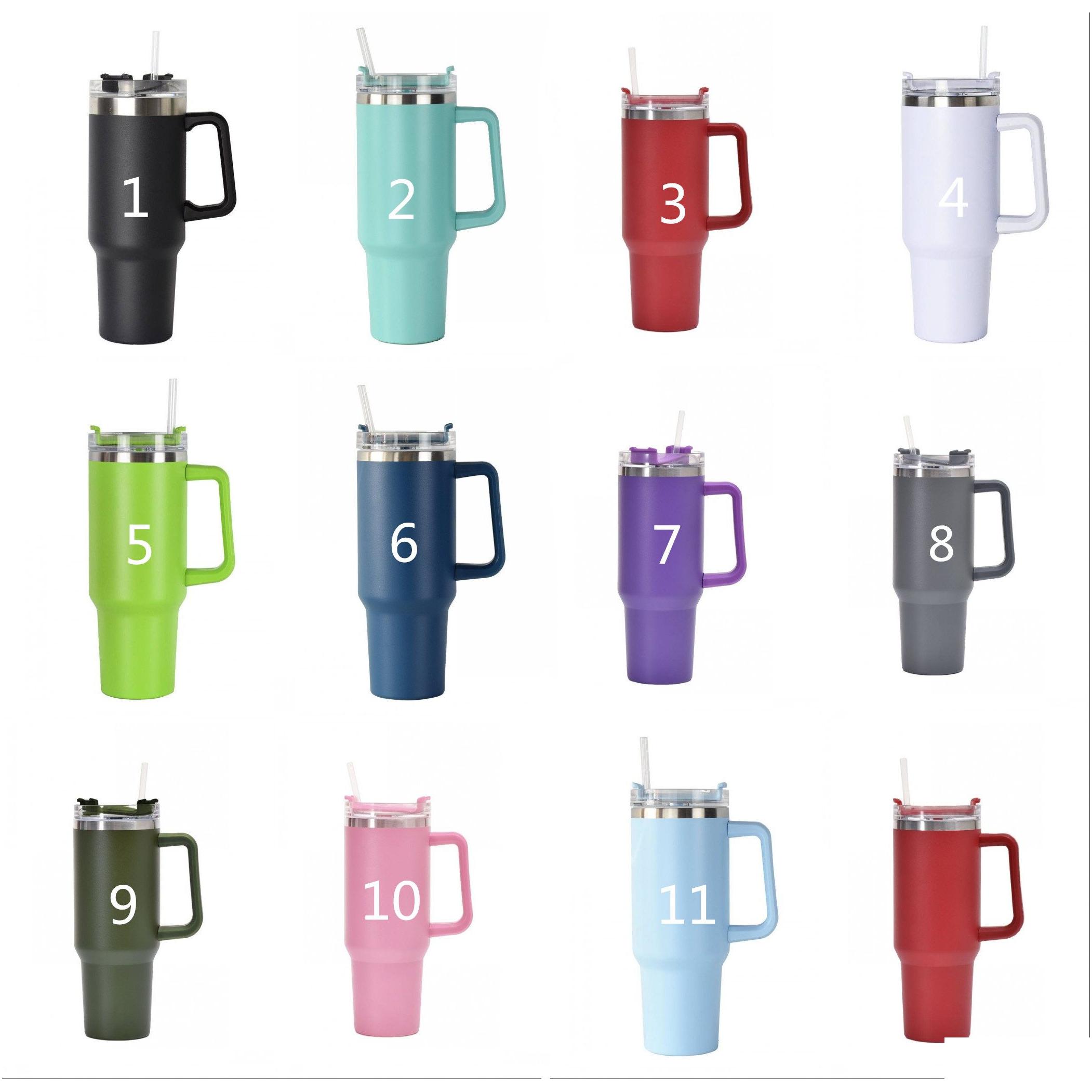 Mugs 40Oz Stainless Steel Tumbler Without Logo Handle Lid St Big Capacity Beer Mug Water Bottle Powder Coating Outdoor Cam Cup Dh6K5, As show
Mugs 40Oz Stainless Steel Tumbler Without Logo Handle Lid St Big Capacity Beer Mug Water Bottle Powder Coating Outdoor Cam Cup Dh6K5, As show