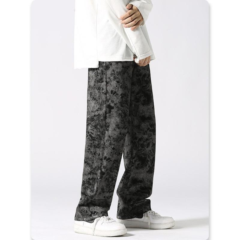 Men' Jeans Autumn Winter Trend Hip-hop Trousers Streetwear Tie-dye Pants Loose Straight-leg Casual Wide-leg Denim PantsMen, Black
Men' Jeans Autumn Winter Trend Hip-hop Trousers Streetwear Tie-dye Pants Loose Straight-leg Casual Wide-leg Denim PantsMen, Black