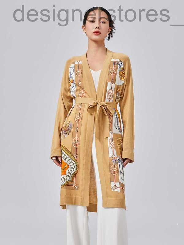 Women's Knits & Tees Designer New high-positioning printed silk needle shuttle stitching belt long knitted cardigan women OMUH, Camel
Women's Knits & Tees Designer New high-positioning printed silk needle shuttle stitching belt long knitted cardigan women OMUH, Camel