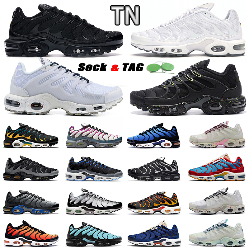 

2023 OG Tn Plus 3 Running Shoes Tn Mens Women Triple White Black Laser Blue Volt Glow Oreo Womens Breathable Sneakers Trainers Outdoor Sports EUR 36-45, 22