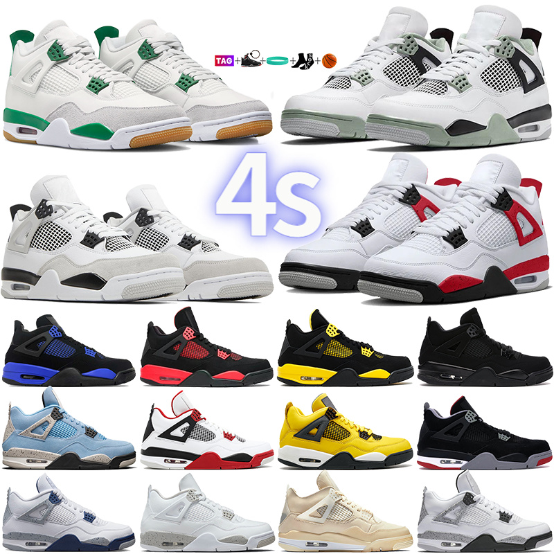 Jumpman 4 Mens Womens Basketball Shoes Designer 4s Pine Green Seafoam Red Cement Military Black Cat University Blue White Cement Men Women Spring Fall Sport Trainers, #2- university blue
Jumpman 4 Mens Womens Basketball Shoes Designer 4s Pine Green Seafoam Red Cement Military Black Cat University Blue White Cement Men Women Spring Fall Sport Trainers, #2- university blue