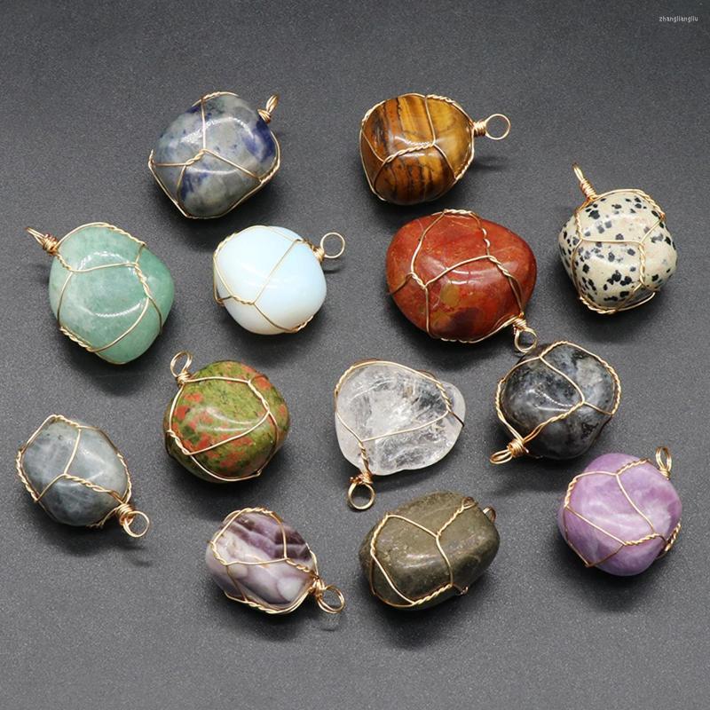 Pendant Necklaces Natural Stone Pendants Gold Color Wire Wrap Polished Amethysts Opal For Jewelry Making Diy Women Necklace Earrings Gifts
Pendant Necklaces Natural Stone Pendants Gold Color Wire Wrap Polished Amethysts Opal For Jewelry Making Diy Women Necklace Earrings Gifts