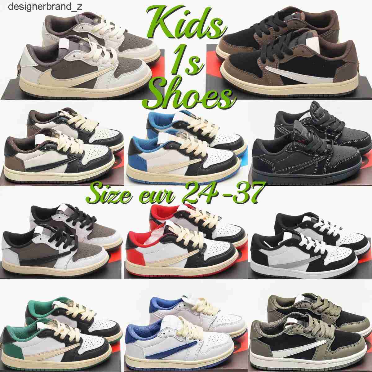 Kids Shoes 1s Travis Scotts 1 Low Basketball Designer Sneakers Reverse Mocha baby Trainers youth boys kid shoe Pine Green toddler infants DQ8U 
Kids Shoes 1s Travis Scotts 1 Low Basketball Designer Sneakers Reverse Mocha baby Trainers youth boys kid shoe Pine Green toddler infants DQ8U