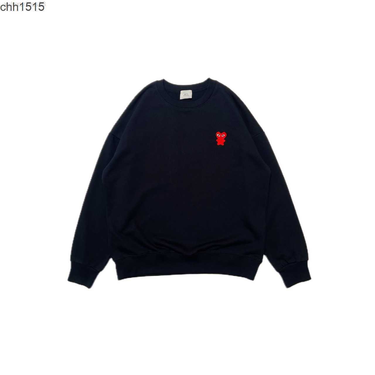 Fashion Amis Small Red Label Monster Peach Heart Embroidery Round Neck Sweater for Men and Women with the Same Autumn Winter Running, Milk apricot color
Fashion Amis Small Red Label Monster Peach Heart Embroidery Round Neck Sweater for Men and Women with the Same Autumn Winter Running, Milk apricot color