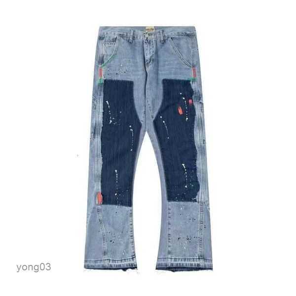 

2023 Galleryes Trousers Men's Women's Jeans Sweatpants Depts Spotted Letter Print Lovers Loose Casual Pants Straight Pantsxbgs 1mszq