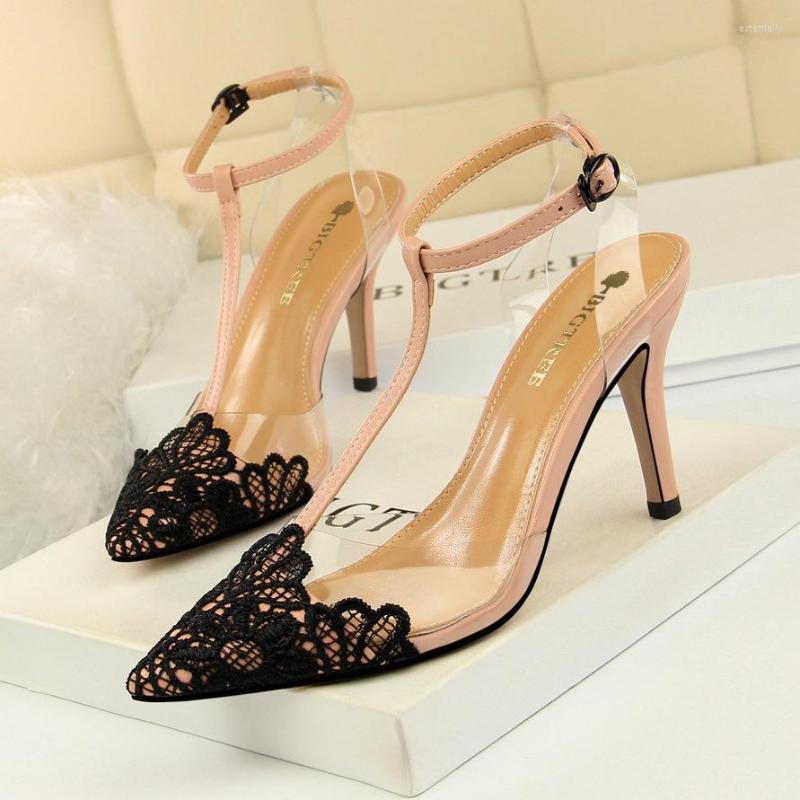 Dress Shoes Fashion Banquet Transparent Bare Feet Women's Stiletto High Heels Lace Pointed T-strap Sandals, Beige
Dress Shoes Fashion Banquet Transparent Bare Feet Women's Stiletto High Heels Lace Pointed T-strap Sandals, Beige