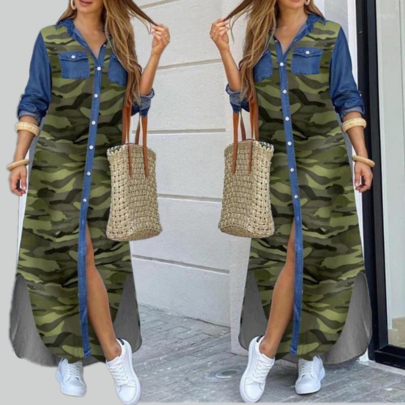 Casual Dresses Autumn Irregular Camouflage Maxi Shirt Dress For Fashion Women 2023 Pocket Long Print 2XL Ladies Robe, Z-1010-black
Casual Dresses Autumn Irregular Camouflage Maxi Shirt Dress For Fashion Women 2023 Pocket Long Print 2XL Ladies Robe, Z-1010-black