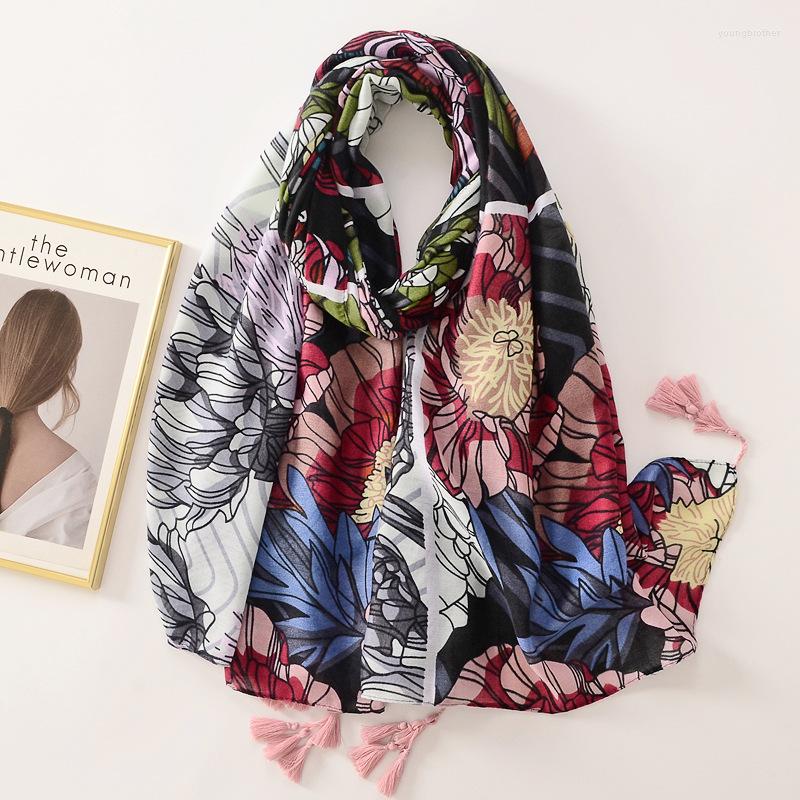 Scarves HUISHI Scarf For Woman Viscose Tassel Shawl Luxury Fashion Muslim Women Hijabs Beach Towel Headscarf Female Bandana Hijab
Scarves HUISHI Scarf For Woman Viscose Tassel Shawl Luxury Fashion Muslim Women Hijabs Beach Towel Headscarf Female Bandana Hijab