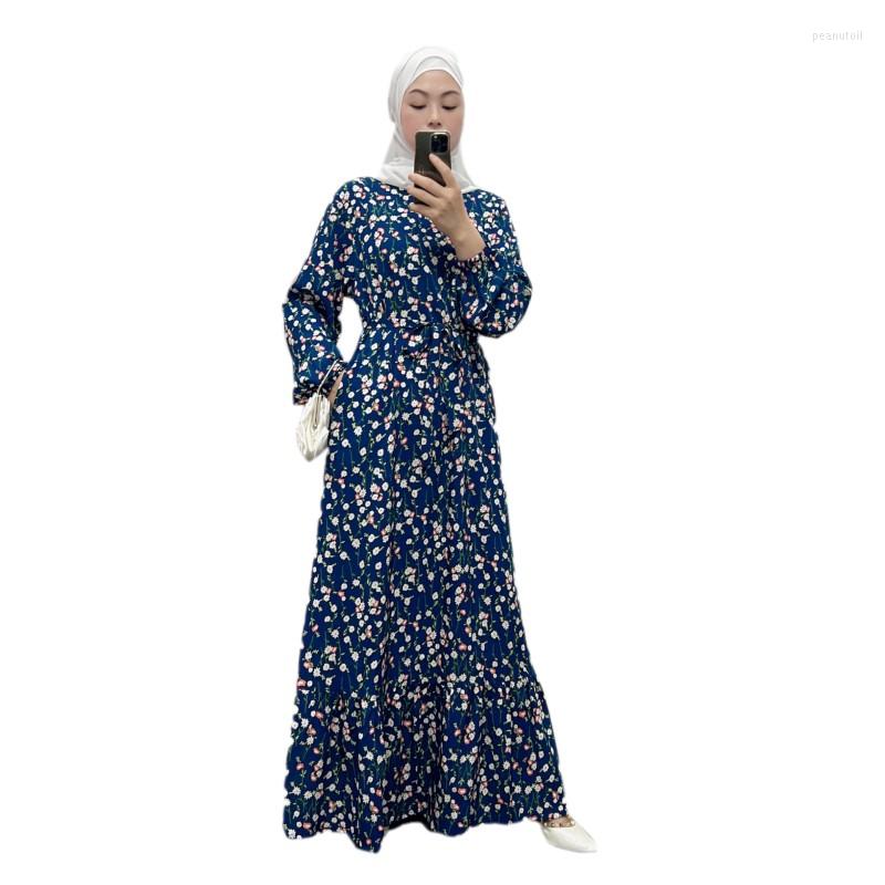 Ethnic Clothing Ramadan Elegant Muslim Womens Long Sleeve Printed Abaya Dubai Femme Party Banquet Maxi Dress Kaftan Loose Robe Vestidos
Ethnic Clothing Ramadan Elegant Muslim Womens Long Sleeve Printed Abaya Dubai Femme Party Banquet Maxi Dress Kaftan Loose Robe Vestidos