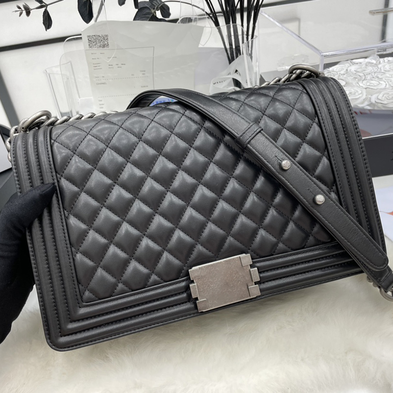 12A All-New Mirror Quality 1:1 Designer bag LARGE HANDBAG Flap Bag Mirror Genuine Leather Cross Body Bag 28CM With BOX Fashion purse 1PCF