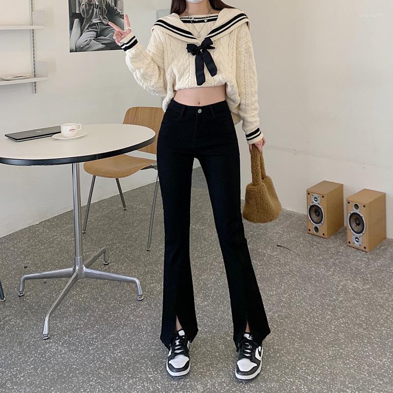 Women' Jeans Black Female Spring And Autumn Korean Version Of Fashion Simple Repair Open High Waist Micro Flare Casual Pants
Women' Jeans Black Female Spring And Autumn Korean Version Of Fashion Simple Repair Open High Waist Micro Flare Casual Pants