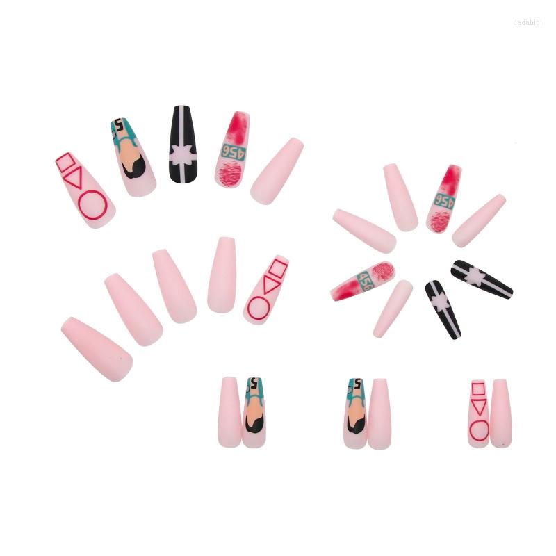 False Nails Fashion Wearable Fake Creative Full Cover Nail Detachable Press On With Numbers Game Design For Dating, Picture shown
False Nails Fashion Wearable Fake Creative Full Cover Nail Detachable Press On With Numbers Game Design For Dating, Picture shown