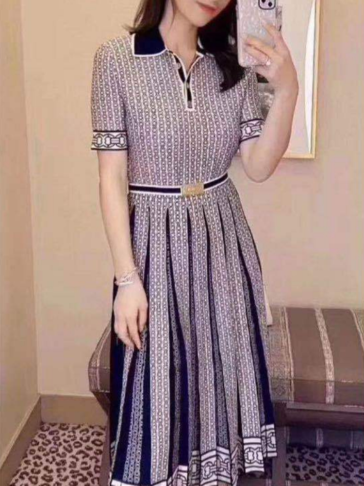 Casual Dresses Women Dress Spring and Autumn Print Lapel Knitted Stretch Women Casual A-Line Midi Dress 230316, Skirt
Casual Dresses Women Dress Spring and Autumn Print Lapel Knitted Stretch Women Casual A-Line Midi Dress 230316, Skirt