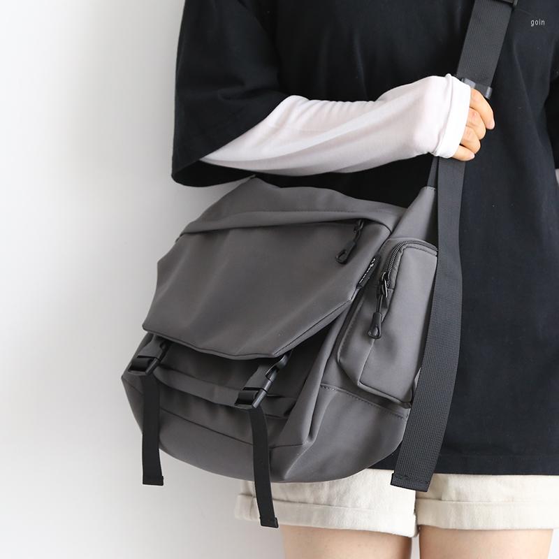 Bag Solid Color Versatile Women Men Crossbody Remedial Backpack Large Capacity Female, Black
Bag Solid Color Versatile Women Men Crossbody Remedial Backpack Large Capacity Female, Black