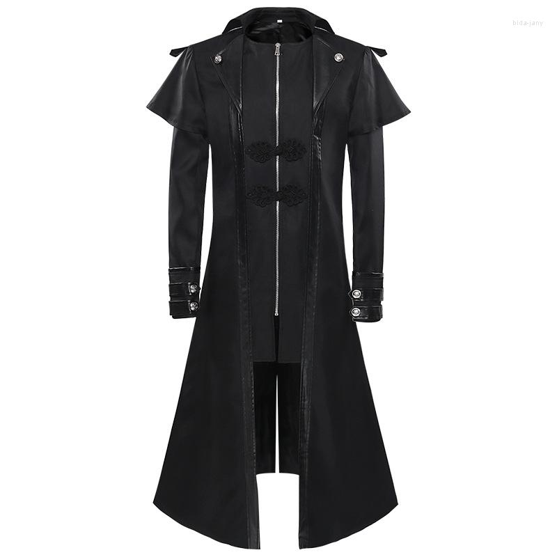 Men' Suits Mens Black Steampunk Vintage Tailcoat Jacket Medieval Gothic Victorian Frock Coat Uniform Party Cosplay Halloween Costume Homme
Men' Suits Mens Black Steampunk Vintage Tailcoat Jacket Medieval Gothic Victorian Frock Coat Uniform Party Cosplay Halloween Costume Homme