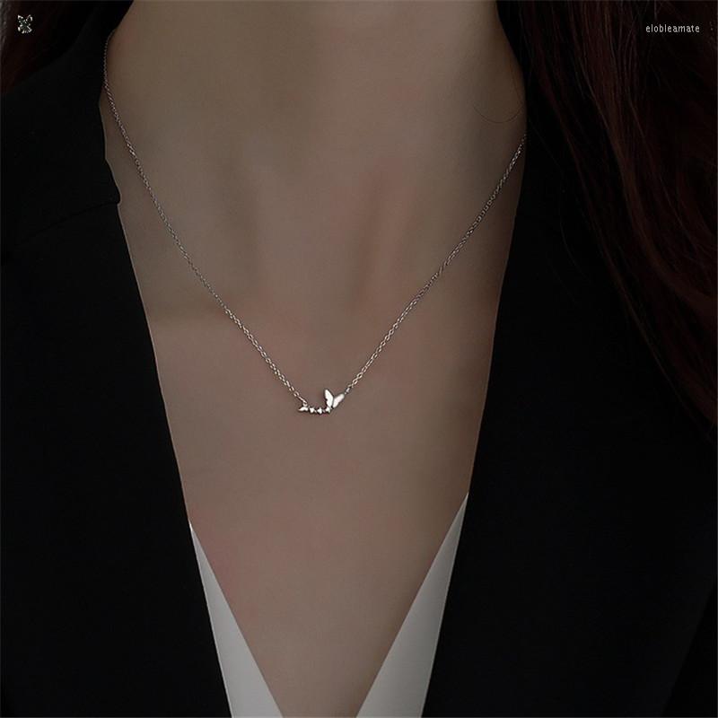 Chains Silver Color Clavicle Chain Zircon Butterfly Charm Necklace Pendant For Women Exquisite Fashion Jewelry Choker Dz357
Chains Silver Color Clavicle Chain Zircon Butterfly Charm Necklace Pendant For Women Exquisite Fashion Jewelry Choker Dz357