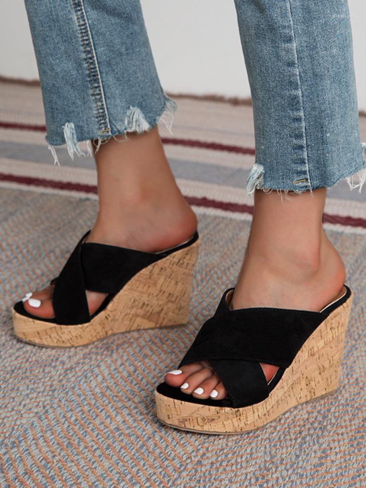 Sandals 2023 Summer Large Size Women's Shoes Back Space Heightened Thick Bottom Heel Wedge HeelSlippers Platform Women, Black
Sandals 2023 Summer Large Size Women's Shoes Back Space Heightened Thick Bottom Heel Wedge HeelSlippers Platform Women, Black