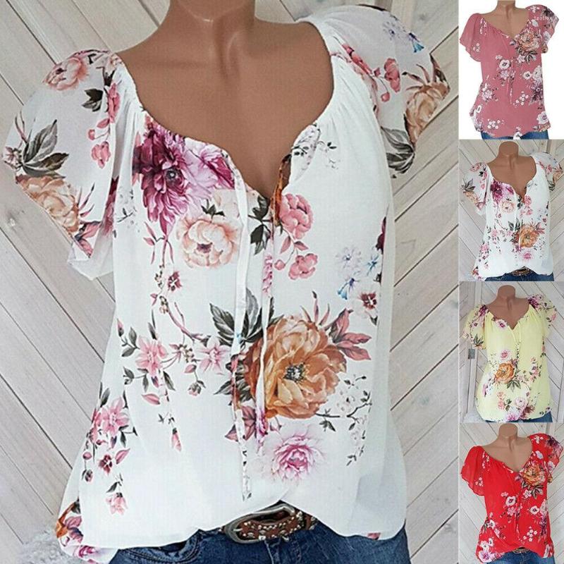 Women's Blouses Women Summer Fashion Daily V Neck Bow Short Sleeve Floral Shirt Blouse Tops Loose Casual Holiday Leisure Wear -XXL
Women's Blouses Women Summer Fashion Daily V Neck Bow Short Sleeve Floral Shirt Blouse Tops Loose Casual Holiday Leisure Wear -XXL