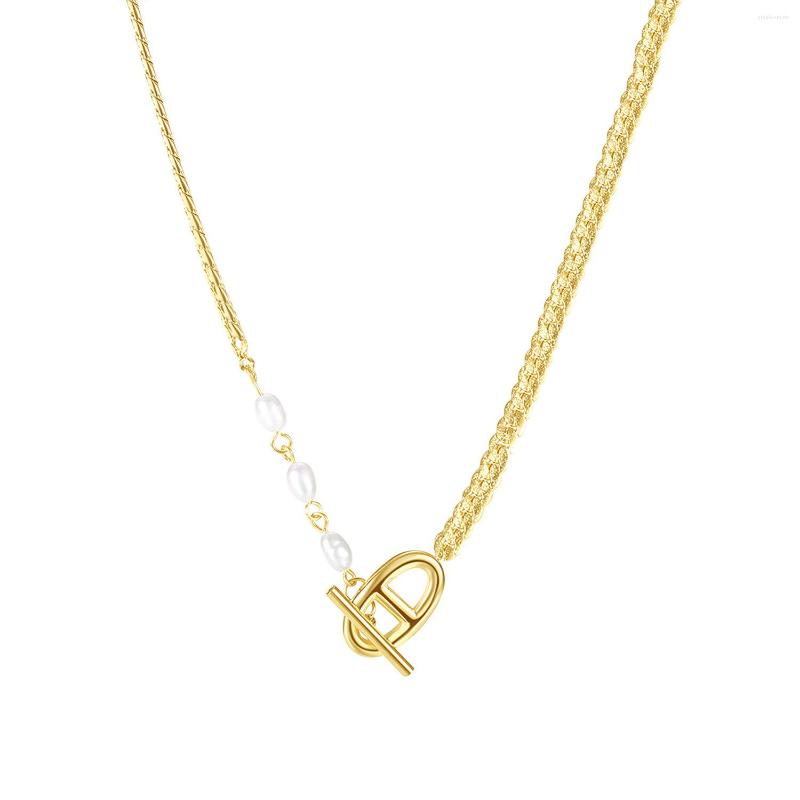 Chains 316L Stainless Steel Necklace Summer Beach Light Luxury Design OT Buckle Titanium For Women Fashion Jewelry
Chains 316L Stainless Steel Necklace Summer Beach Light Luxury Design OT Buckle Titanium For Women Fashion Jewelry