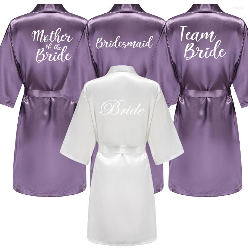 Women' Sleepwear Bathrobe Bride Satin-Silk Robe Women Bridal Party Sister Team Mother Shower Gift Bridesmaid Wedding Short Robes YE7883, Without writing
Women' Sleepwear Bathrobe Bride Satin-Silk Robe Women Bridal Party Sister Team Mother Shower Gift Bridesmaid Wedding Short Robes YE7883, Without writing