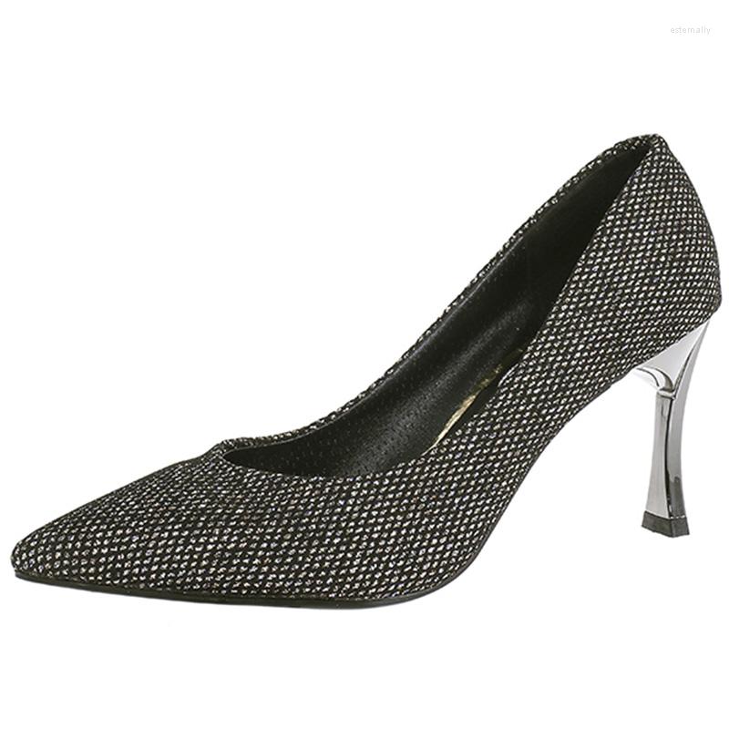 Dress Shoes Women's Spring Fashion Sequin Pointed High Heels Slim With Bridesmaid Net Red OL Punps, Black
Dress Shoes Women's Spring Fashion Sequin Pointed High Heels Slim With Bridesmaid Net Red OL Punps, Black