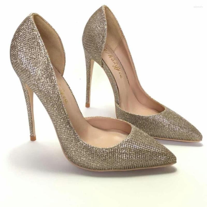 Dress Shoes Keshangjia Sexy Women's Shallow Thin Section Pointed Heel Mouth Gold Ladies 12cm High Heels, 10cm
Dress Shoes Keshangjia Sexy Women's Shallow Thin Section Pointed Heel Mouth Gold Ladies 12cm High Heels, 10cm