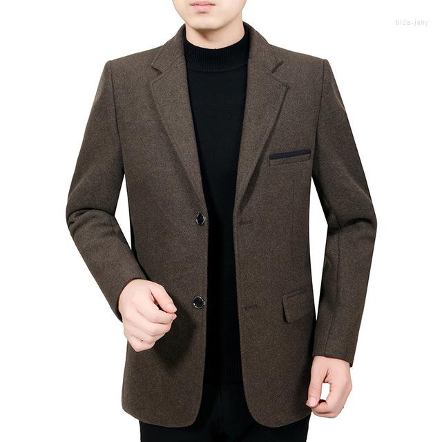 Men's Suits Brand Autumn And Winter Men's Casual Blazer Fashion Slim Woolen Suit Solid Color Jacket, Brown
Men's Suits Brand Autumn And Winter Men's Casual Blazer Fashion Slim Woolen Suit Solid Color Jacket, Brown