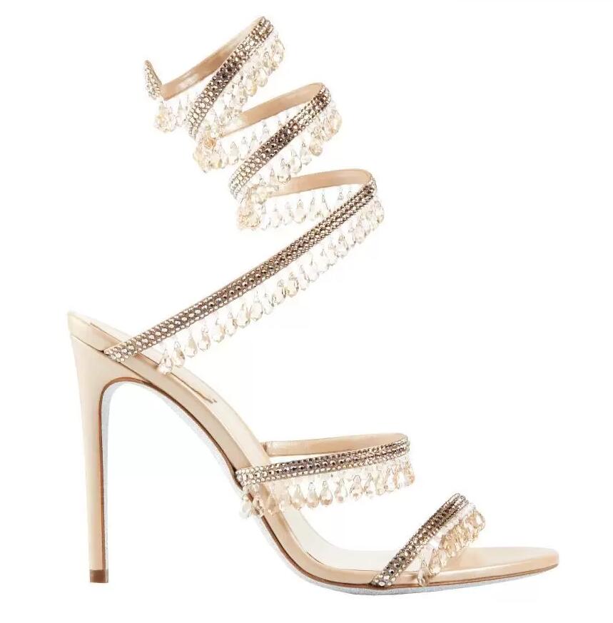 Luxury women wedding Dress Shoes sandal RC CHANDELIER heel BLACK SATIN JEWELLED SANDALS stiletto Heels Evening high heel pump shoes factory sale 35-43Box
Luxury women wedding Dress Shoes sandal RC CHANDELIER heel BLACK SATIN JEWELLED SANDALS stiletto Heels Evening high heel pump shoes factory sale 35-43Box