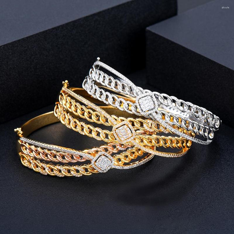 Bangle Siscathy Fashion Chain Link Gold Color Open Jewelry For Women Exquisite Accessories Fine Gift
Bangle Siscathy Fashion Chain Link Gold Color Open Jewelry For Women Exquisite Accessories Fine Gift