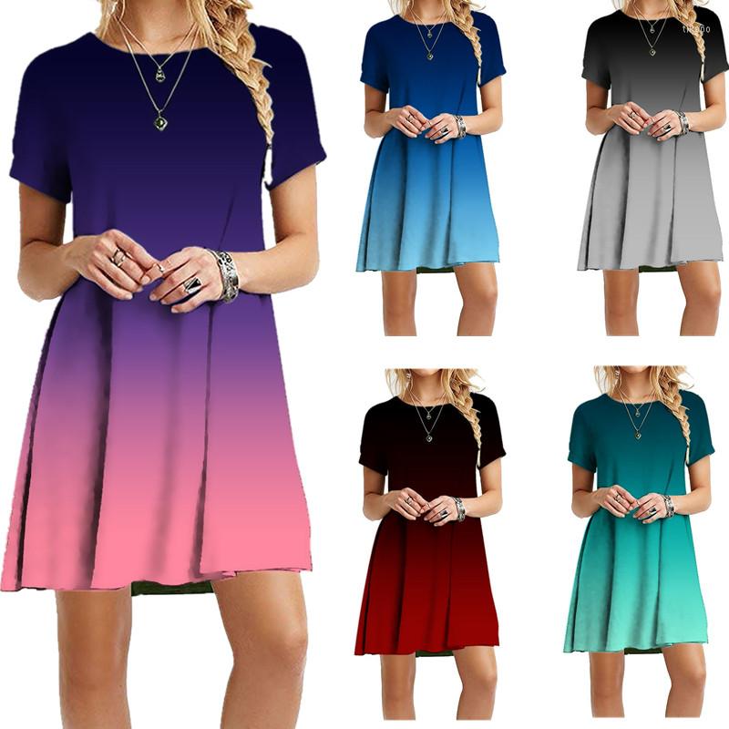 Casual Dresses Fashion Tie Dye Women Sundress 2023 Summer Irregular Beach Mini Dress Vestidos Gradient Print Femme Pink, 1118-orange
Casual Dresses Fashion Tie Dye Women Sundress 2023 Summer Irregular Beach Mini Dress Vestidos Gradient Print Femme Pink, 1118-orange