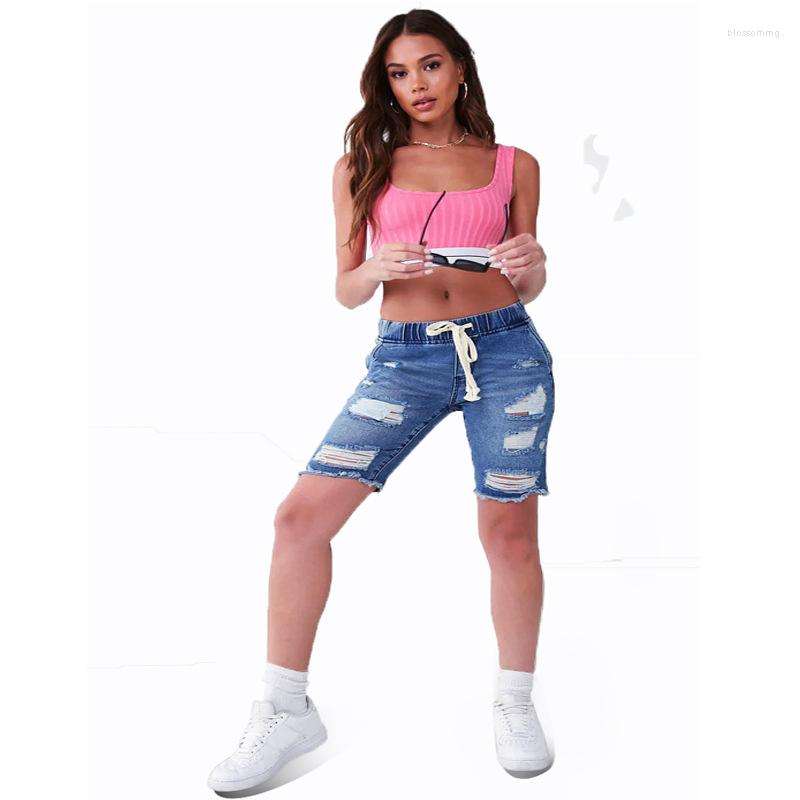 Women' Shorts 2023 Women Summer Ripped Elastic Waist Denim Fashion High Stretch Skinny Jeans Street Casual Clothing, Blue
Women' Shorts 2023 Women Summer Ripped Elastic Waist Denim Fashion High Stretch Skinny Jeans Street Casual Clothing, Blue