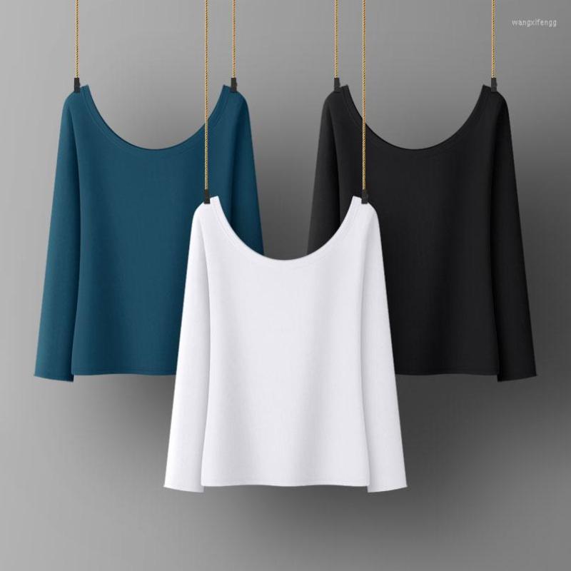 Women's T Shirts Women Spring Autumn T-shirt Round Collar Cotton Lady Tees Long Sleeve Women's Clothings Basic Female Tops, Black
Women's T Shirts Women Spring Autumn T-shirt Round Collar Cotton Lady Tees Long Sleeve Women's Clothings Basic Female Tops, Black