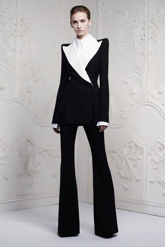 Women's Suits Blazers Two Pieces Black Womem With Big White Lapel Female Pants Work Blazer Business ladies JacketPants 230314, Purple
Women's Suits Blazers Two Pieces Black Womem With Big White Lapel Female Pants Work Blazer Business ladies JacketPants 230314, Purple