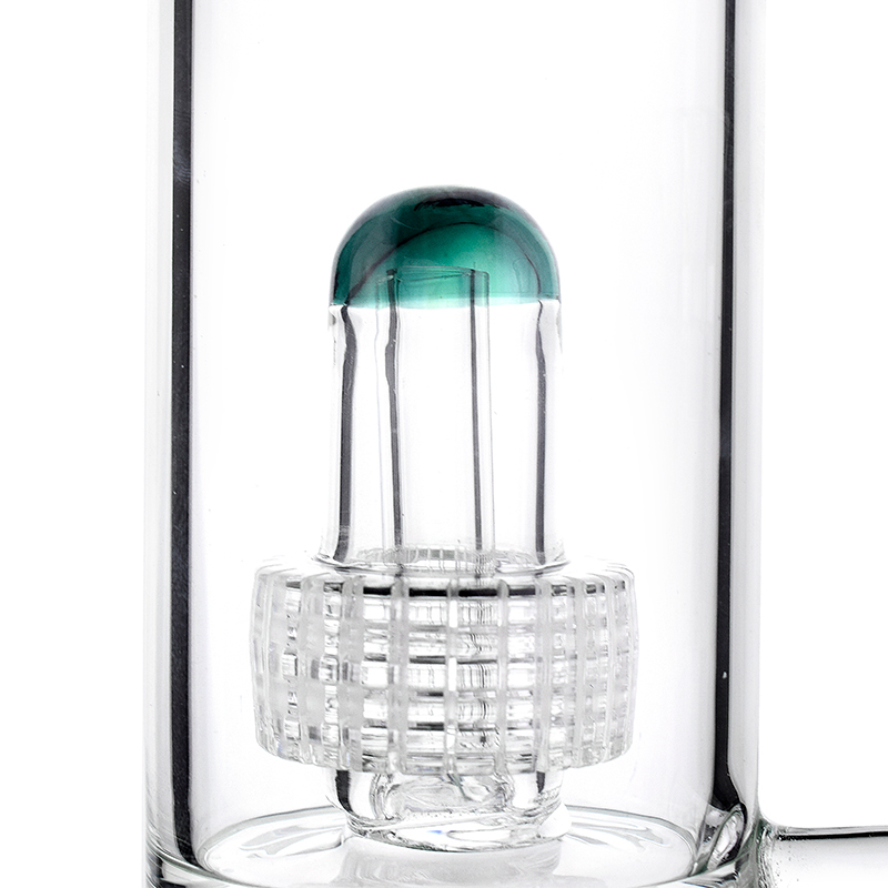 13.2 inches bent type big hookah sturdy lake green/white color glass bong with matrix percolator and 18mm female joint
13.2 inches bent type big hookah sturdy lake green/white color glass bong with matrix percolator and 18mm female joint