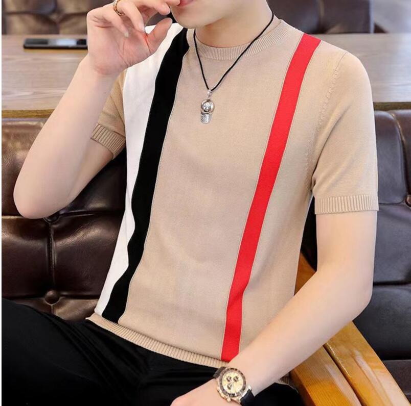 Men's T-Shirts High Quality for Short Sleeve Knit T-Shirts/Male Slim Fit O-Neck Letter Printing Knit T-Shirt Homme S-4XL, 10
Men's T-Shirts High Quality for Short Sleeve Knit T-Shirts/Male Slim Fit O-Neck Letter Printing Knit T-Shirt Homme S-4XL, 10