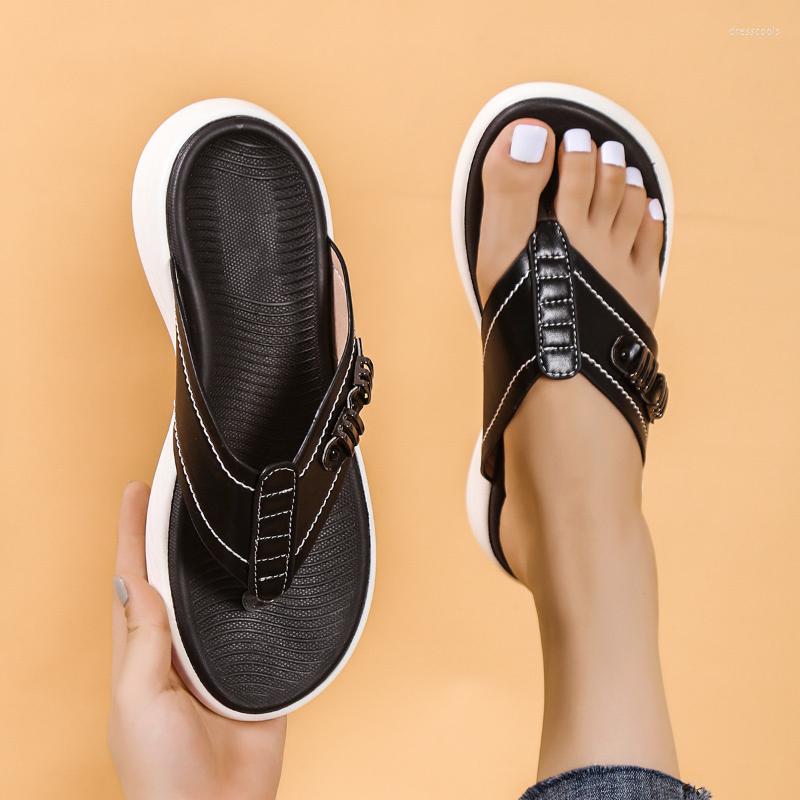 Sandals 2023 Flats Women Slippers Non Slip Thick Wedges Summer Ladies Wear Beach Causal Dress Shoes, Black
Sandals 2023 Flats Women Slippers Non Slip Thick Wedges Summer Ladies Wear Beach Causal Dress Shoes, Black
