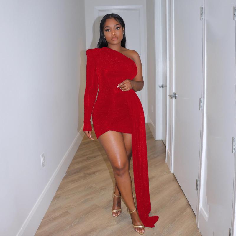 Casual Dresses Christmas Dress Sequined Silk Bodycon Women One Shoulder Long Sleeve Diagonal Collar Ribbon Clubwear Evening Gown Vestidos, Purple
Casual Dresses Christmas Dress Sequined Silk Bodycon Women One Shoulder Long Sleeve Diagonal Collar Ribbon Clubwear Evening Gown Vestidos, Purple