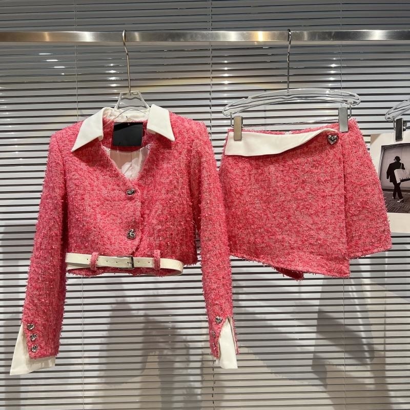 Women' Two Piece Pants PREPOMP Autumn Shirt Collar Sleeve Patchwork V Neck Short Coat Belt Pink Mini Shorts Skirt Two Piece Set Outfits Women GG747 230316
Women' Two Piece Pants PREPOMP Autumn Shirt Collar Sleeve Patchwork V Neck Short Coat Belt Pink Mini Shorts Skirt Two Piece Set Outfits Women GG747 230316