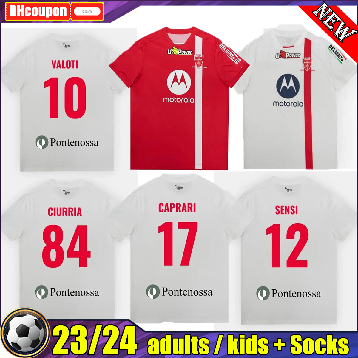 22 23 VALOTI ac monza soccer jerseys home red away white 2022 2023 GYTKJAER SENSI CAPRARI MOTA CIURRIA football shirts thailand quality top thai quality, 03
22 23 VALOTI ac monza soccer jerseys home red away white 2022 2023 GYTKJAER SENSI CAPRARI MOTA CIURRIA football shirts thailand quality top thai quality, 03