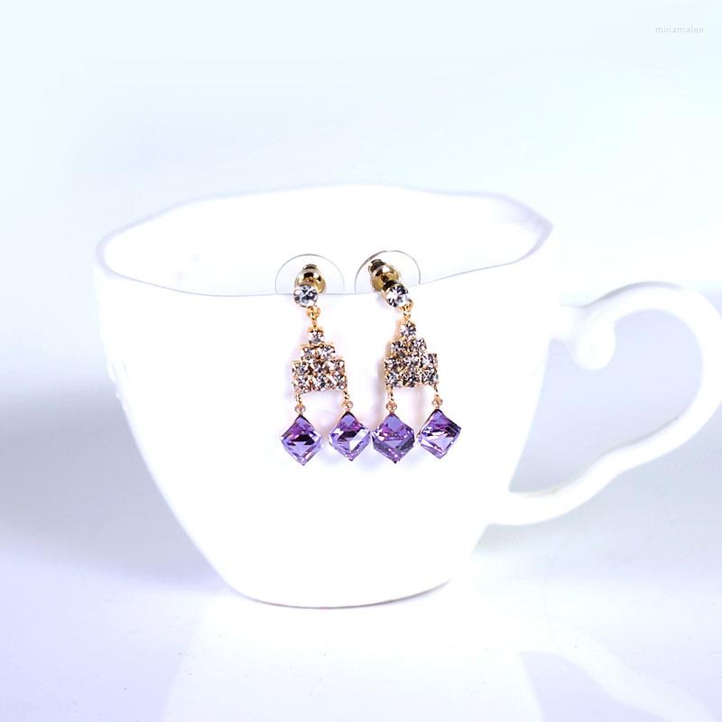 Stud Earrings ER-00629 Genuine Austrian Crystal Jewellery Gold And Silver Plated In Y2k For Women Mother's Day Gift
Stud Earrings ER-00629 Genuine Austrian Crystal Jewellery Gold And Silver Plated In Y2k For Women Mother's Day Gift