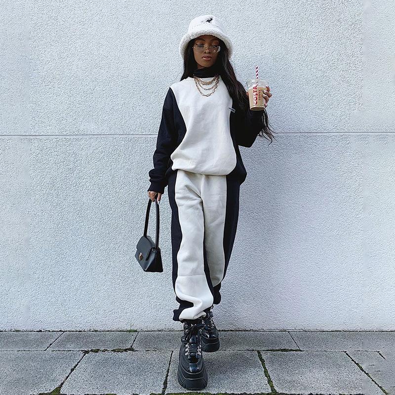 Women' Two Piece Pants Casual Sport Tracksuit Women Sweatpants Suit Thick Winter Chandal Invierno Long Sleeve Jogging Hoodie Cotton Set, White
Women' Two Piece Pants Casual Sport Tracksuit Women Sweatpants Suit Thick Winter Chandal Invierno Long Sleeve Jogging Hoodie Cotton Set, White