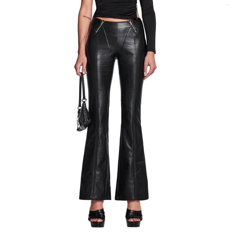 Women' Pants Women Spring Autumn PU Leather 2023 Summer Fall Black Mid Waist Skinny Zipper Flared
Women' Pants Women Spring Autumn PU Leather 2023 Summer Fall Black Mid Waist Skinny Zipper Flared