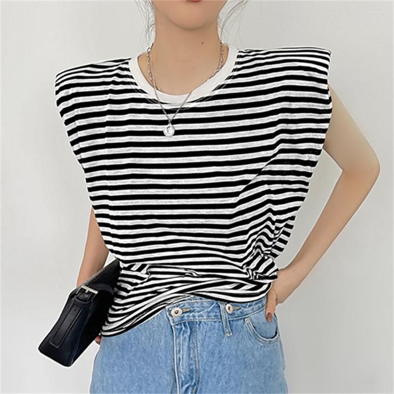 Women' T Shirts PLAMTEE Sleeveless T-Shirts Stripes Women Summer 2023 Shoulders Pads Outwear Sexy Fashion Loose All Match Tees Streetwear, Black
Women' T Shirts PLAMTEE Sleeveless T-Shirts Stripes Women Summer 2023 Shoulders Pads Outwear Sexy Fashion Loose All Match Tees Streetwear, Black