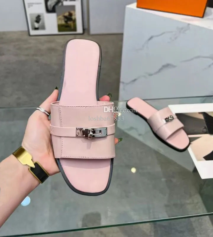 Women's leather large slippers fashion metal buckle cow leather muller sandals sexy luxury show party dress beach shoes, Red
Women's leather large slippers fashion metal buckle cow leather muller sandals sexy luxury show party dress beach shoes, Red