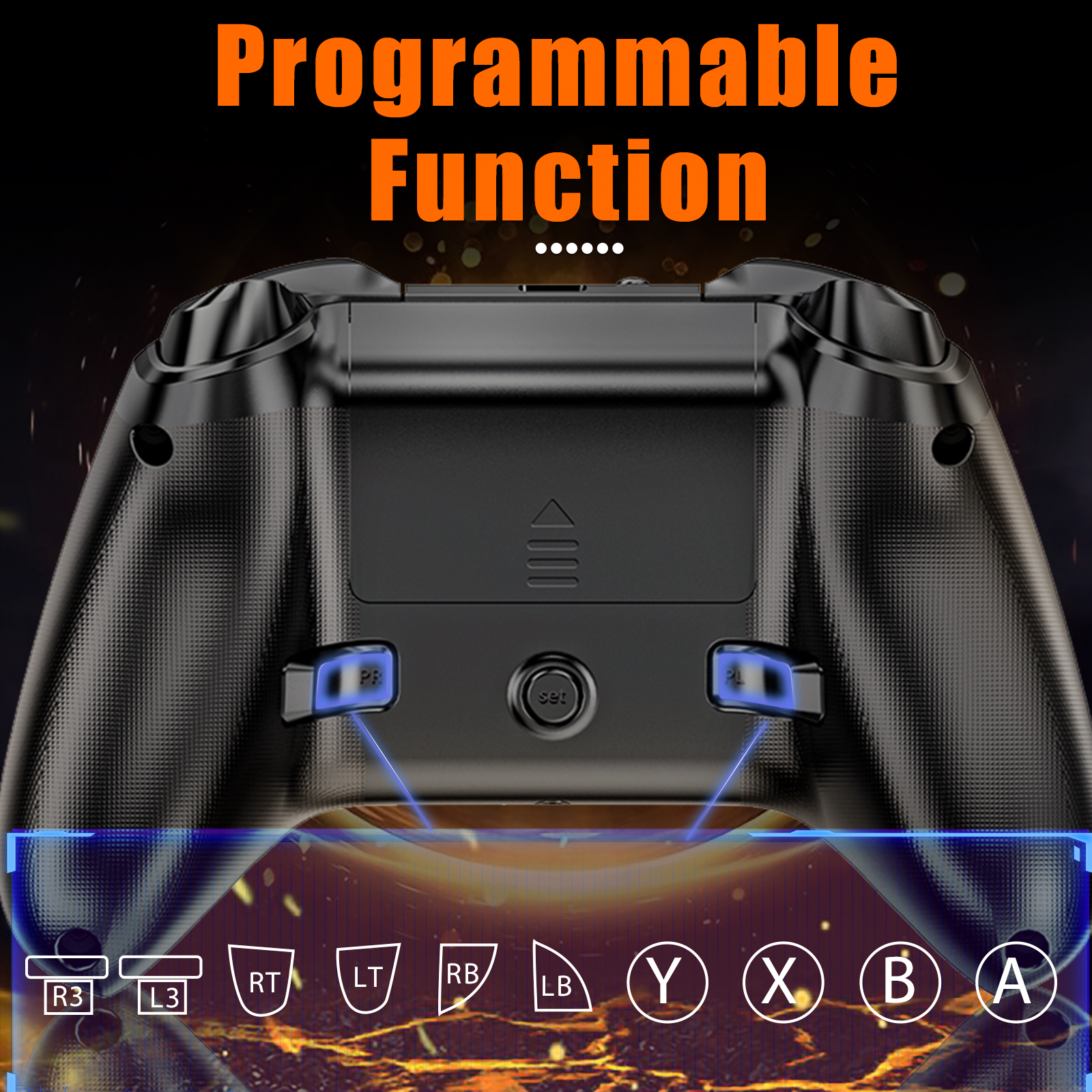 Wireless Gamepad For Xbox One Series X/S/PC/IOS/Android/Steam 6 Axis Gyro With Turbo Function Game Controller Consoles Joystick