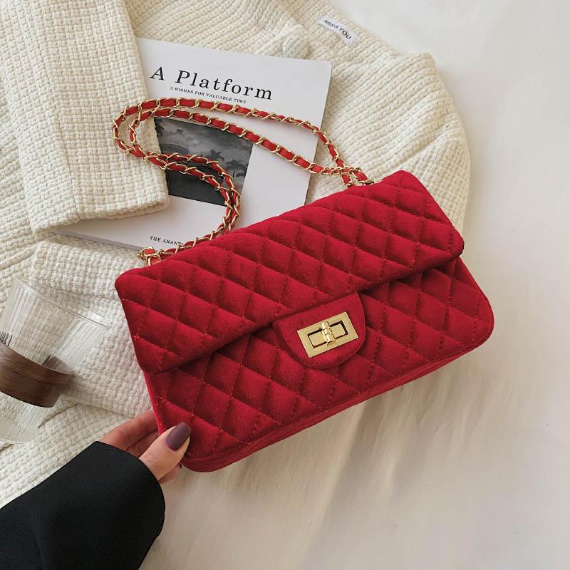 Evening Bags Top Brand Shoulder For Women Classic Luxury Velvet Quilted Flap Bag Metal Chain Crossbody High Quality HandbagsEvening, Brown shoulder bag
Evening Bags Top Brand Shoulder For Women Classic Luxury Velvet Quilted Flap Bag Metal Chain Crossbody High Quality HandbagsEvening, Brown shoulder bag