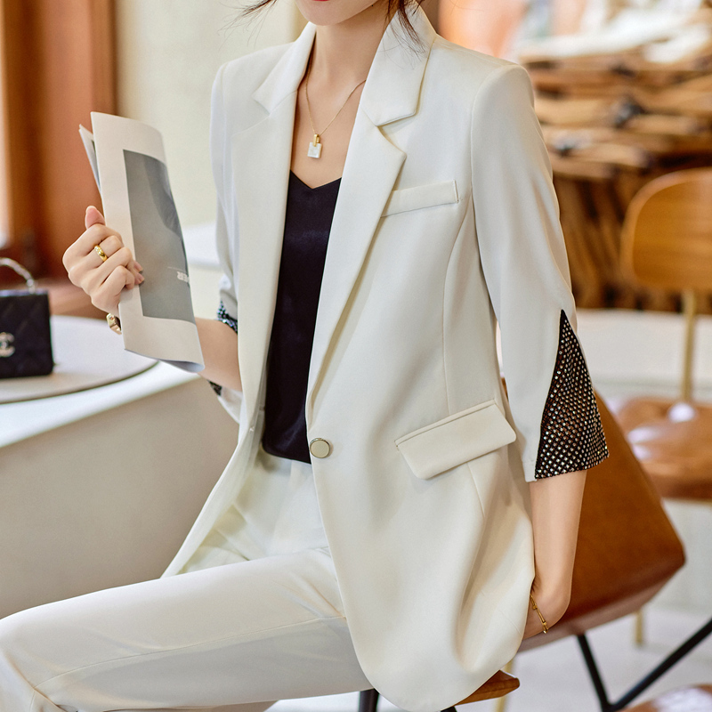 Women's Suits Blazers Autumn Winter Formal Ladies White Blazer Women Business Suits with Sets Work Wear Office Uniform 5XL Size Pants Jacket 230316, Black blazer pants
Women's Suits Blazers Autumn Winter Formal Ladies White Blazer Women Business Suits with Sets Work Wear Office Uniform 5XL Size Pants Jacket 230316, Black blazer pants
