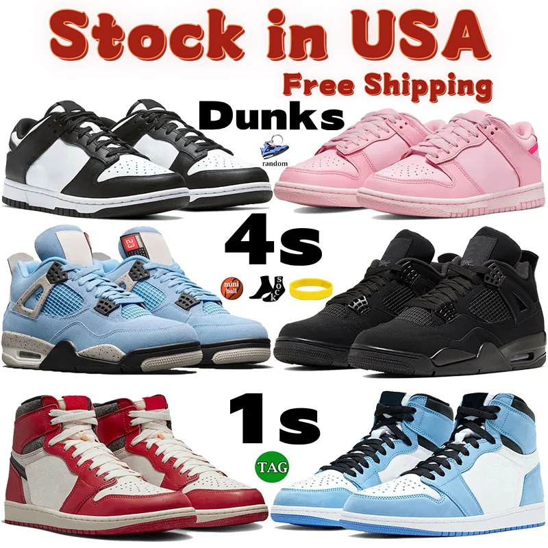 OG Fast Delivery 1 4 Men Basketball Shoes Local Warehouse 4s Black Cat White Black Panda 1s Chicago Lost And found Women Sport Sneakers Designer Trainer Stock in USA, 06 university blue
OG Fast Delivery 1 4 Men Basketball Shoes Local Warehouse 4s Black Cat White Black Panda 1s Chicago Lost And found Women Sport Sneakers Designer Trainer Stock in USA, 06 university blue