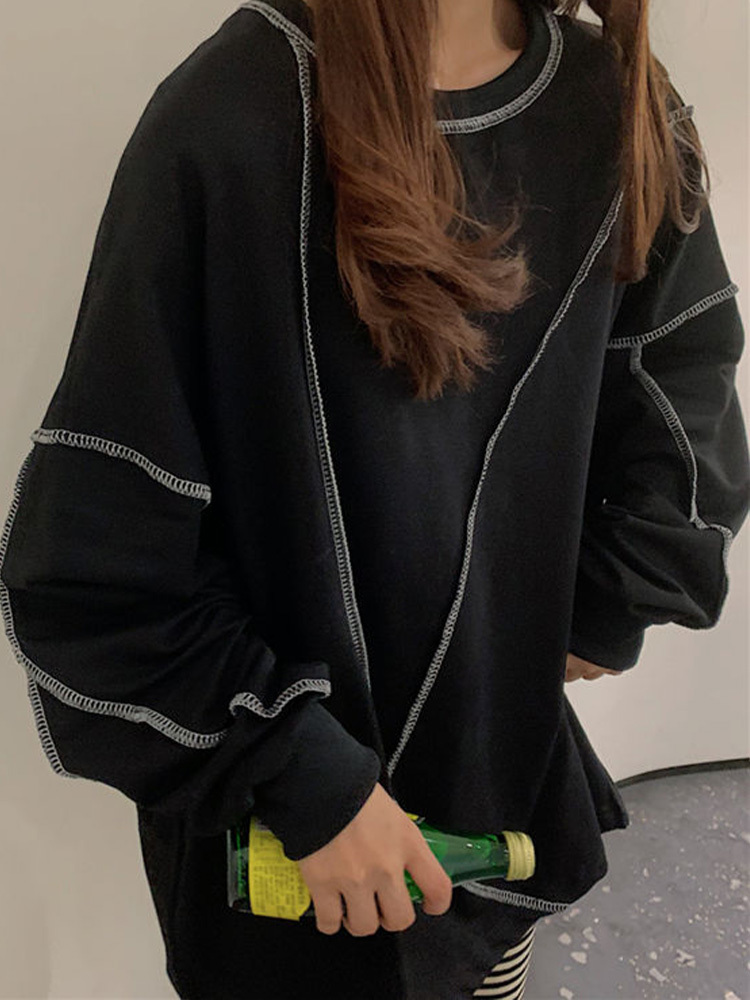 Women's Hoodies Sweatshirts Harajuku Sweatshirt BF Style Black Hip-hop Tops Teens Sweatshirts Autumn Trendy All-match Daily Women Streetwear Pullover 230316
Women's Hoodies Sweatshirts Harajuku Sweatshirt BF Style Black Hip-hop Tops Teens Sweatshirts Autumn Trendy All-match Daily Women Streetwear Pullover 230316