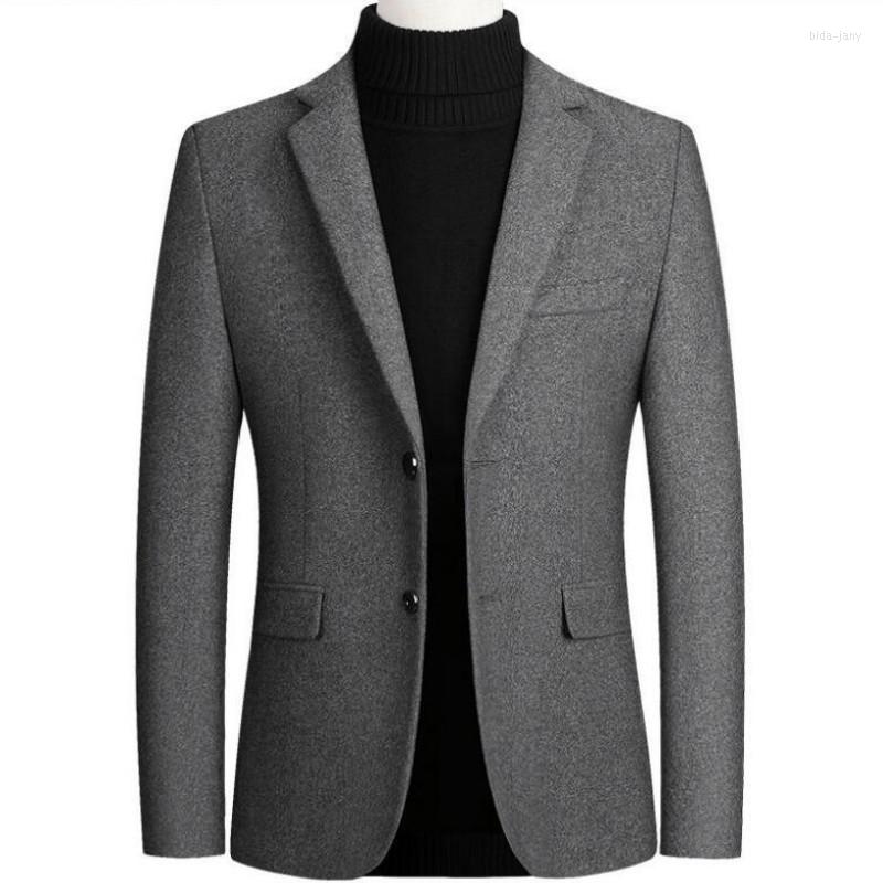 Men's Suits High Quality Men's Wool Suit Coat Blends Casual Blazers Men Top Male Solid Business Mens Coats And Jackets, Black
Men's Suits High Quality Men's Wool Suit Coat Blends Casual Blazers Men Top Male Solid Business Mens Coats And Jackets, Black